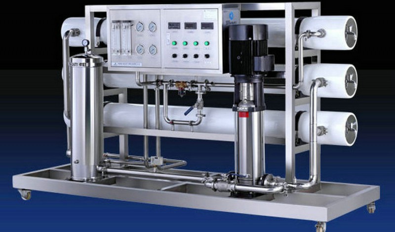 長春大型水廠反滲透純凈水設(shè)備工藝程序