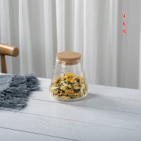 玻璃茶葉罐 密封儲物罐大小號 便攜玻璃罐定制logo