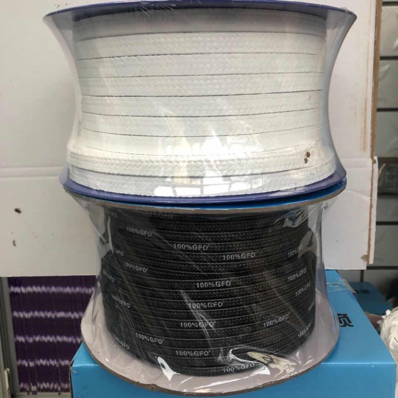 黑白四氟盤根，鎳絲石墨盤根廠家