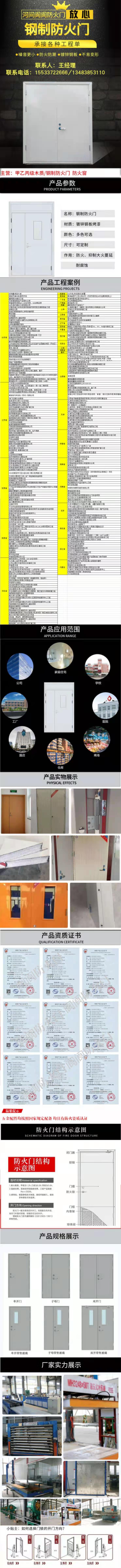 防火門，甲級防火門，鋼制防火門