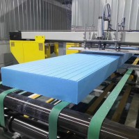 外墻保溫板  擠塑板  藍(lán)色開(kāi)槽壓花保溫隔熱板