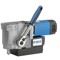 小型臥式磁力鉆，管道鉆孔選用鋼板鉆FE36S